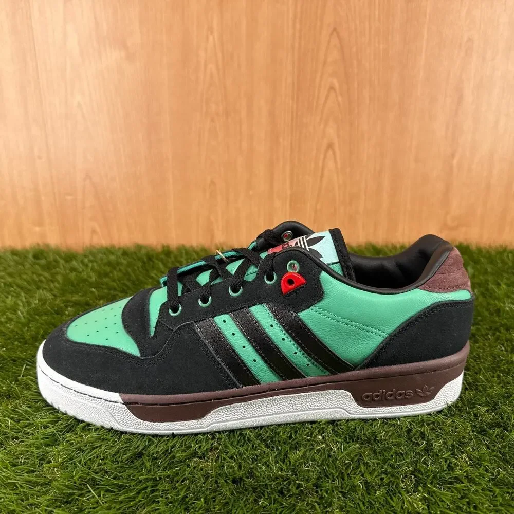 adidas Rivalry Low Demon Slayer Tanjiro Sneakers JI3312 Men's Size 9.5
